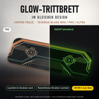 Glow-Trittbrett – COPPER TRACE, Tag/Nacht