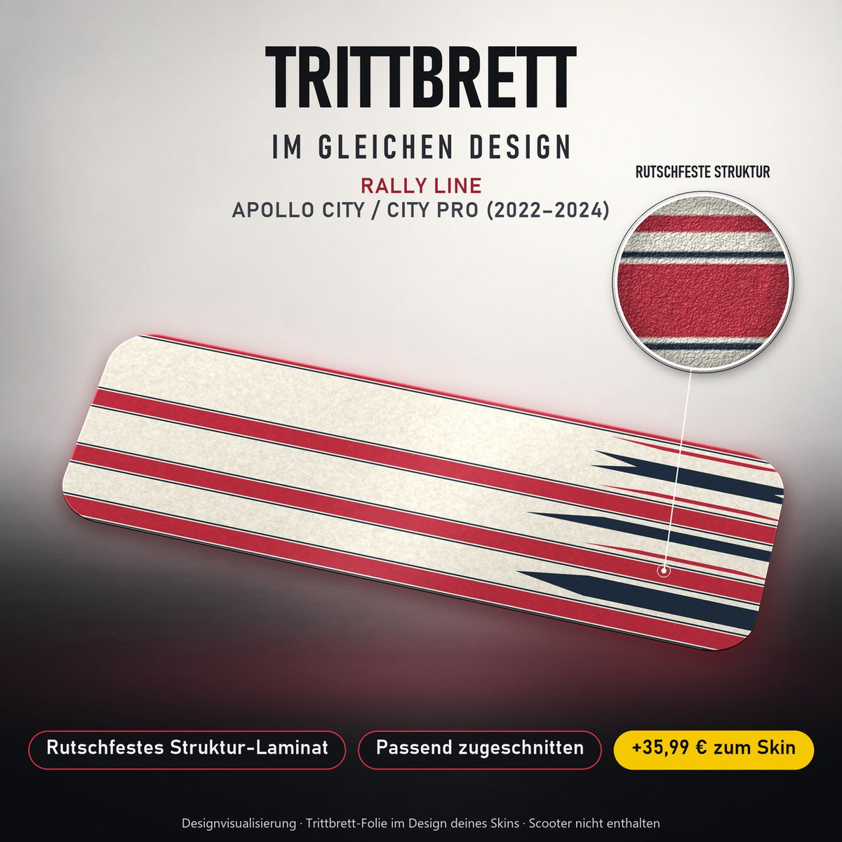 Trittbrett im gleichen Design – RALLY LINE