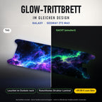 Glow-Trittbrett – GALAXY, Tag/Nacht