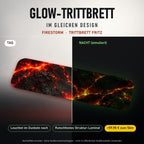 Glow-Trittbrett – FIRESTORM, Tag/Nacht