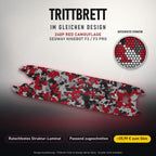 Trittbrett im gleichen Design – 240P RED CAMOUFLAGE