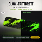 Glow-Trittbrett – TOXIC GRID, Tag/Nacht