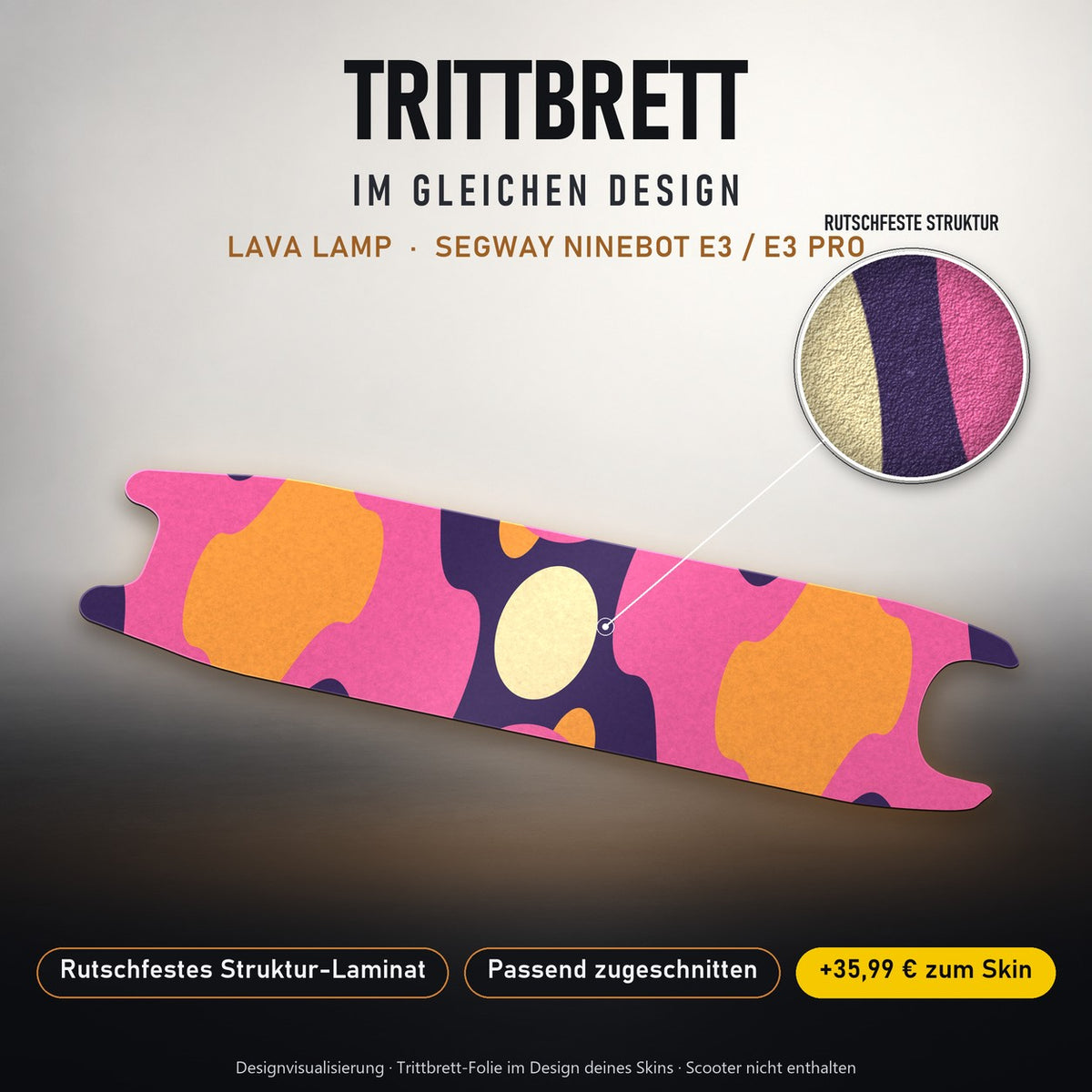 Trittbrett im gleichen Design – LAVA LAMP