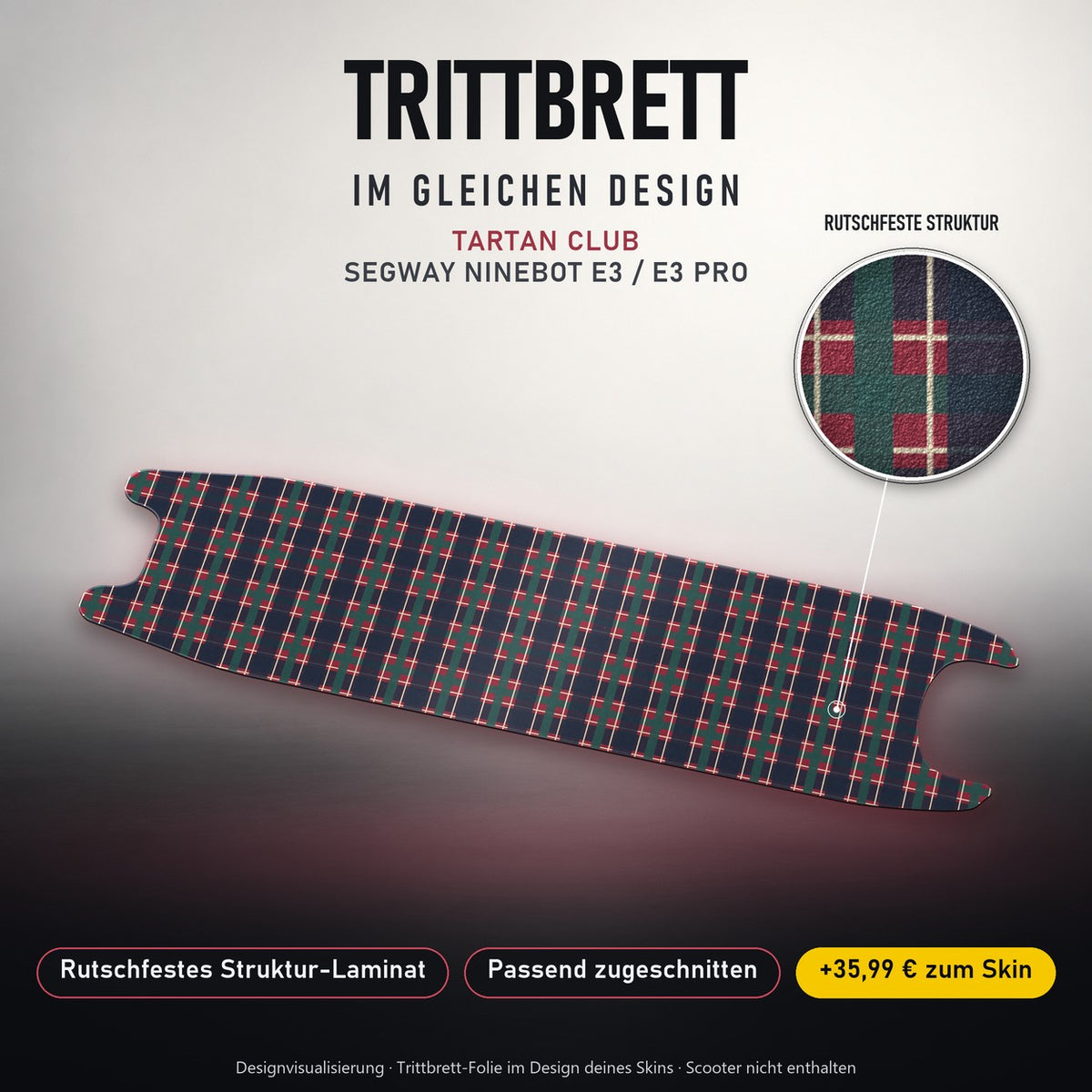 Trittbrett im gleichen Design – TARTAN CLUB