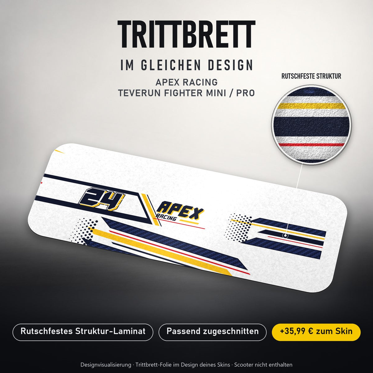Trittbrett im gleichen Design – APEX RACING