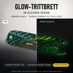 Glow-Trittbrett – DRAGON SCALE, Tag/Nacht