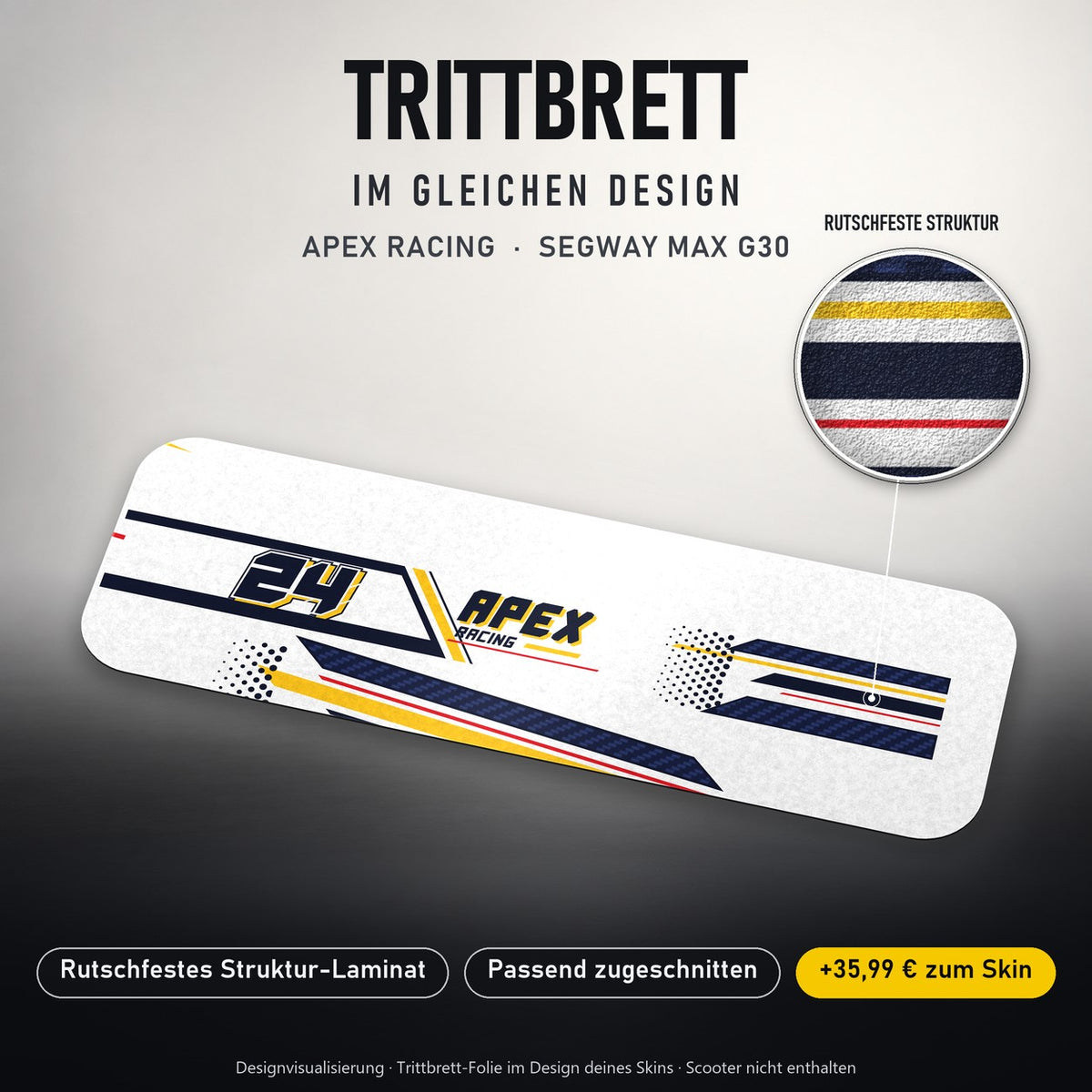 Trittbrett im gleichen Design – APEX RACING