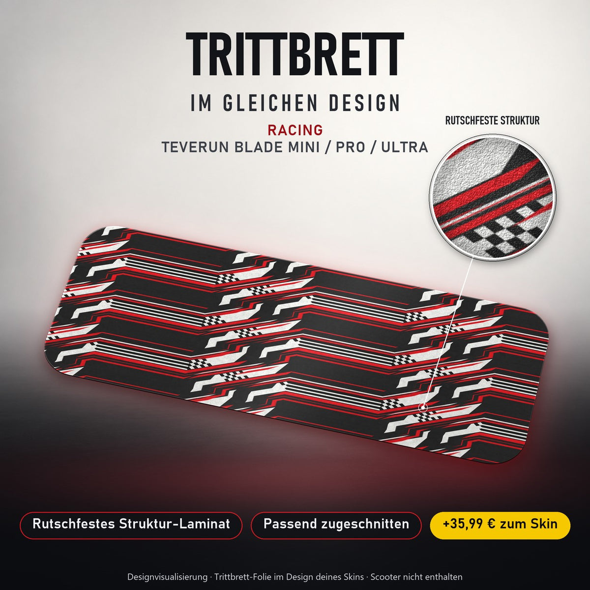 Trittbrett im gleichen Design – RACING