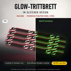 Glow-Trittbrett – RACING, Tag/Nacht