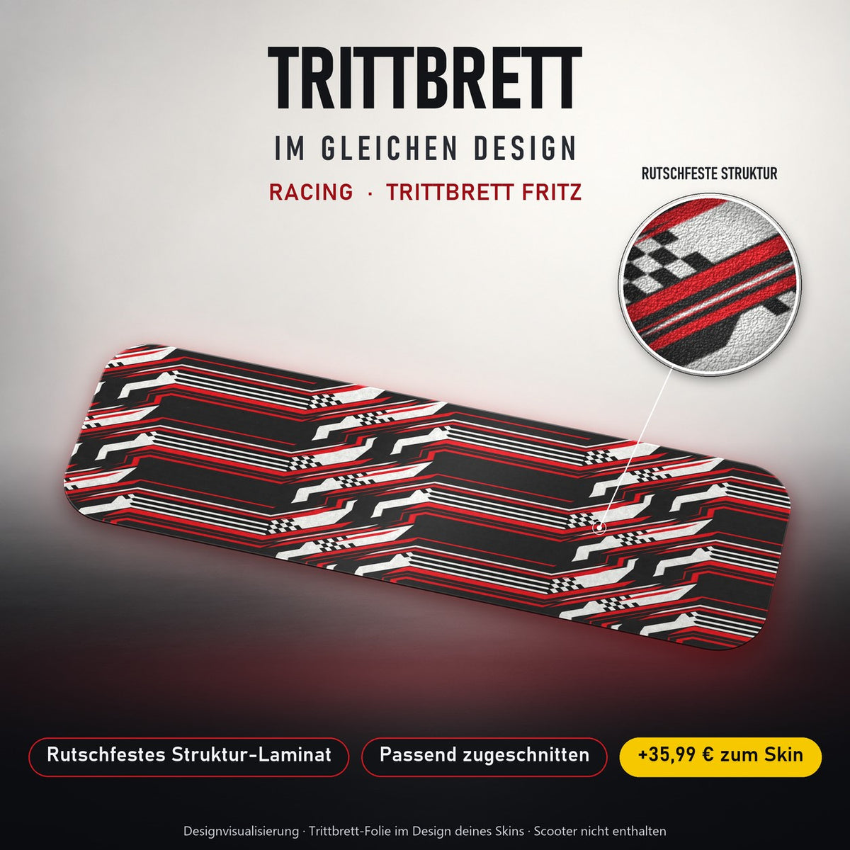 Trittbrett im gleichen Design – RACING