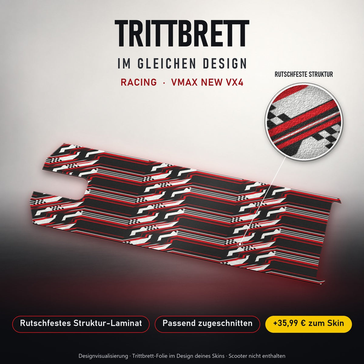 Trittbrett im gleichen Design – RACING