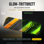 Glow-Trittbrett – PIT LANE 77, Tag/Nacht