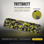 Trittbrett im gleichen Design – YELLOW CYBER CAMOUFLAGE