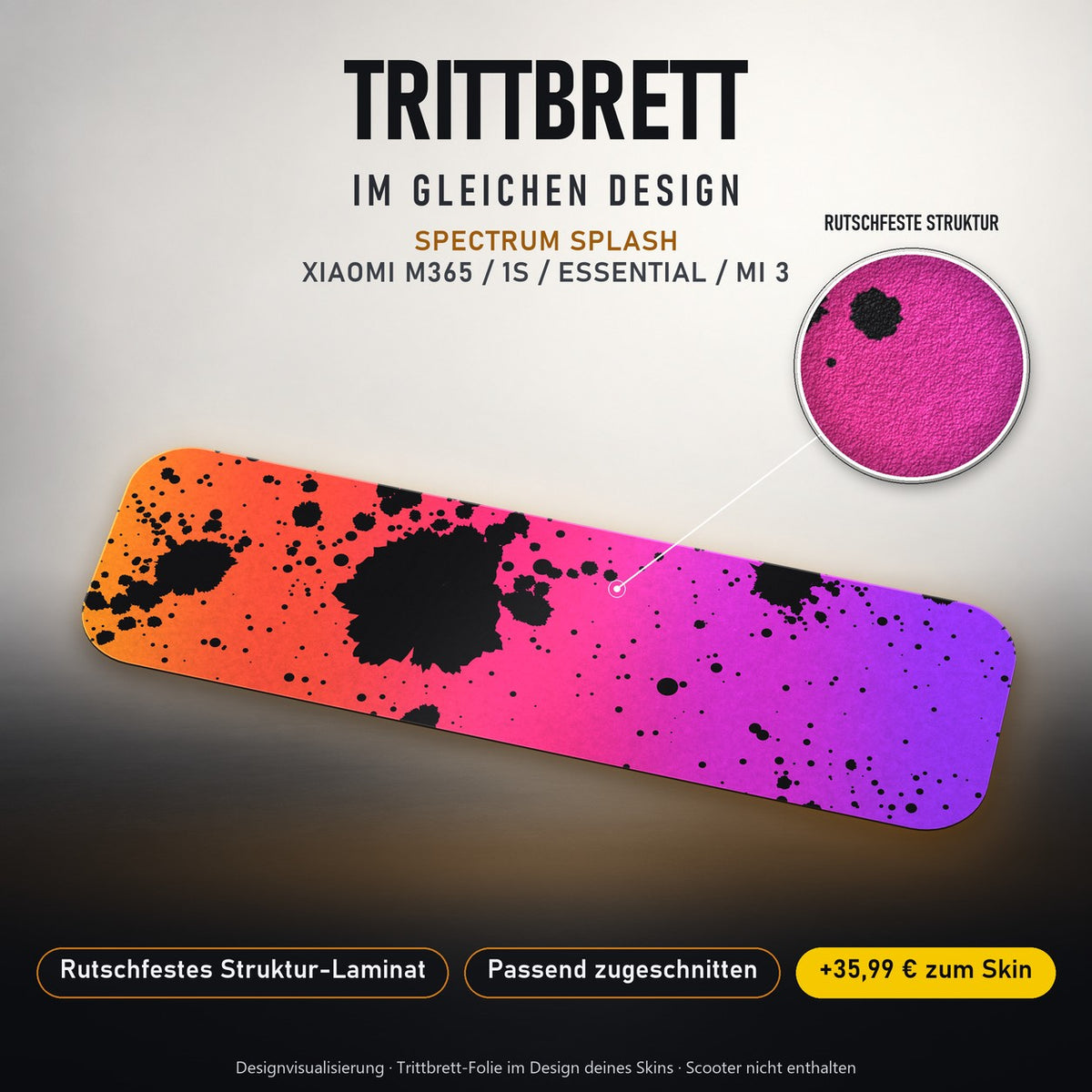 Trittbrett im gleichen Design – SPECTRUM SPLASH
