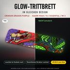 Glow-Trittbrett – CRIMSON DRAGON PURPLE, Tag/Nacht