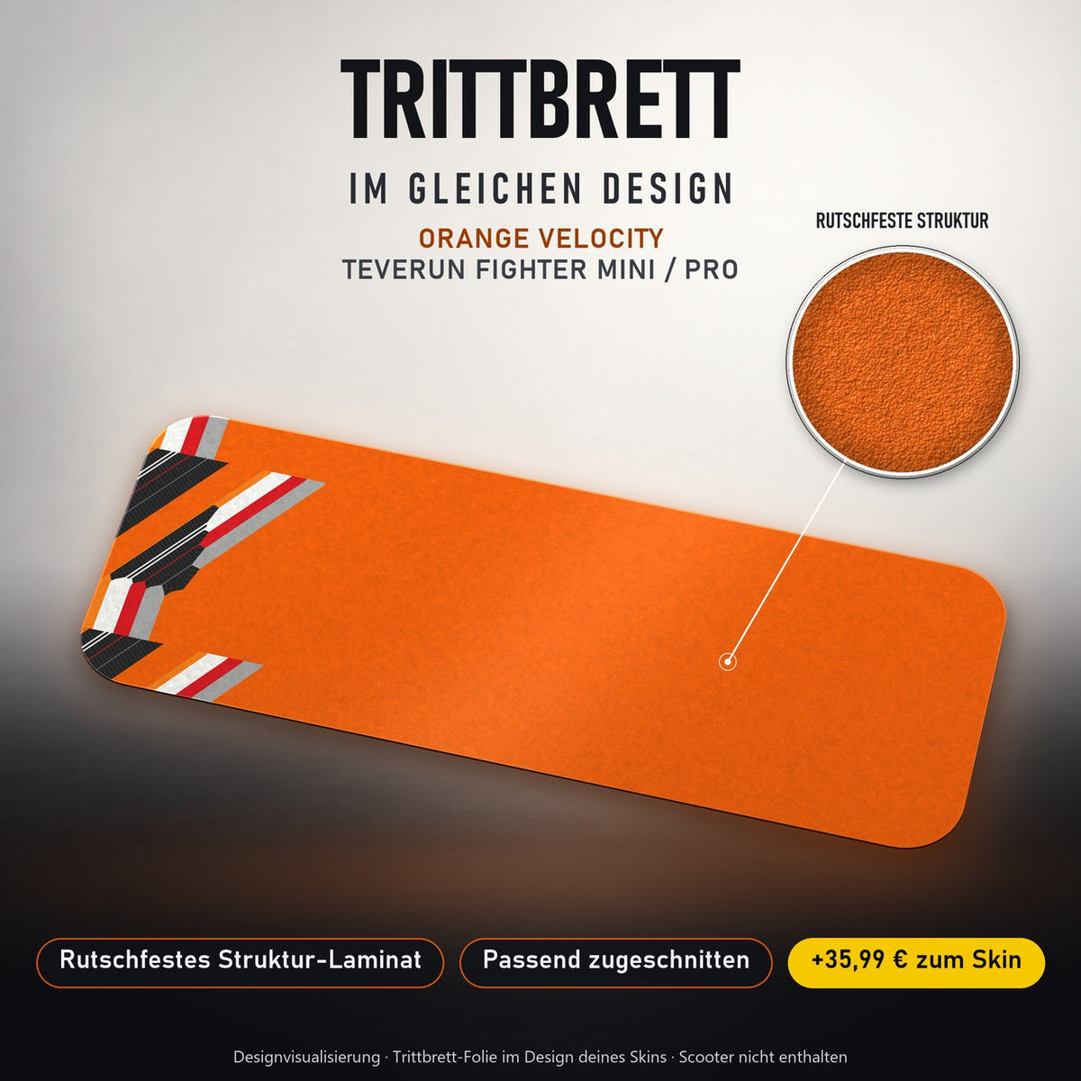 Trittbrett im gleichen Design – ORANGE VELOCITY