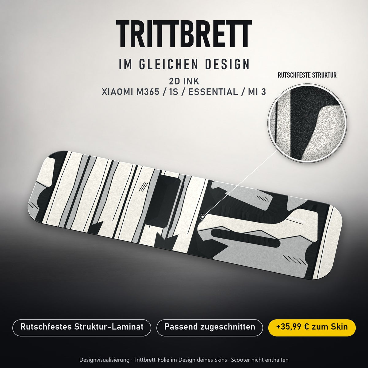 Trittbrett im gleichen Design – 2D INK