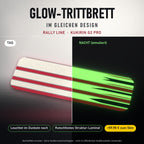 Glow-Trittbrett – RALLY LINE, Tag/Nacht