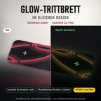 Glow-Trittbrett – CRIMSON ORBIT, Tag/Nacht
