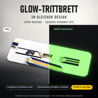 Glow-Trittbrett – APEX RACING, Tag/Nacht
