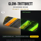 Glow-Trittbrett – PIT LANE 77, Tag/Nacht