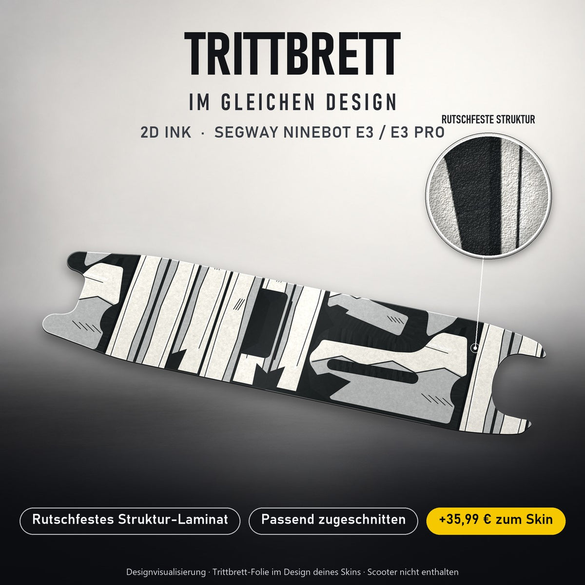 Trittbrett im gleichen Design – 2D INK