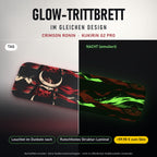 Glow-Trittbrett – CRIMSON RONIN, Tag/Nacht