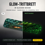 Glow-Trittbrett – DRAGON SCALE, Tag/Nacht