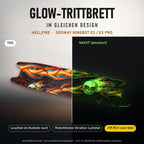 Glow-Trittbrett – HELLFIRE, Tag/Nacht