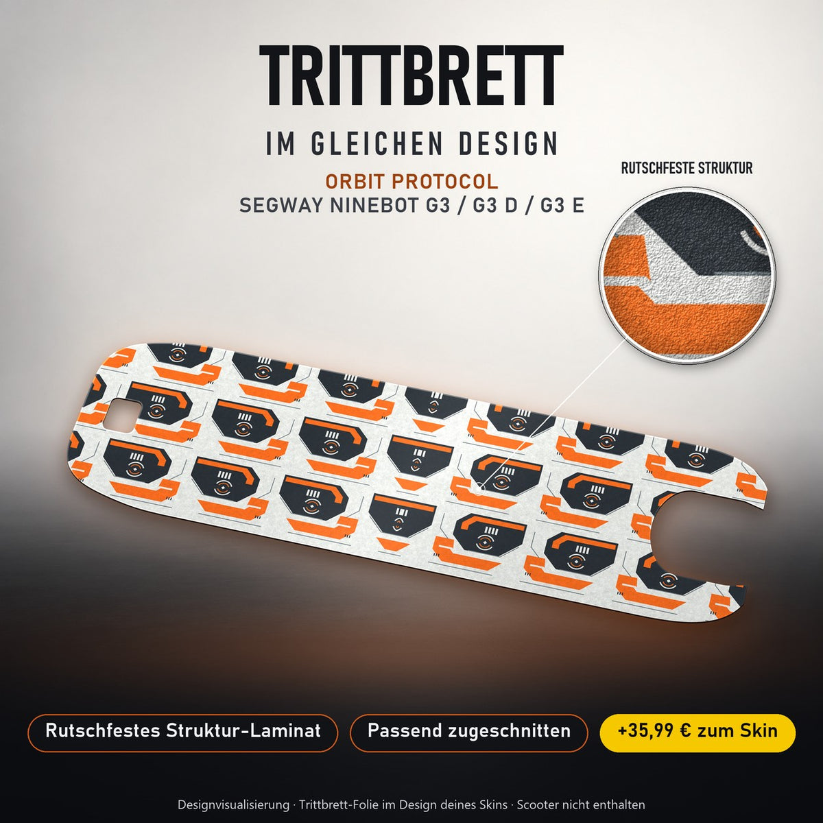 Trittbrett im gleichen Design – ORBIT PROTOCOL