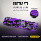 Trittbrett im gleichen Design – PURPLE CYBER CAMOUFLAGE