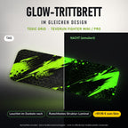 Glow-Trittbrett – TOXIC GRID, Tag/Nacht