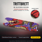Trittbrett im gleichen Design – CRIMSON DRAGON PURPLE