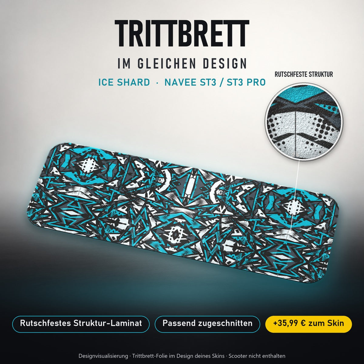 Trittbrett im gleichen Design – ICE SHARD