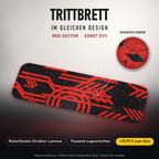 Trittbrett im gleichen Design – RED SECTOR