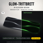 Glow-Trittbrett – OBSIDIAN FLOW, Tag/Nacht