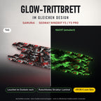 Glow-Trittbrett – SAMURAI, Tag/Nacht