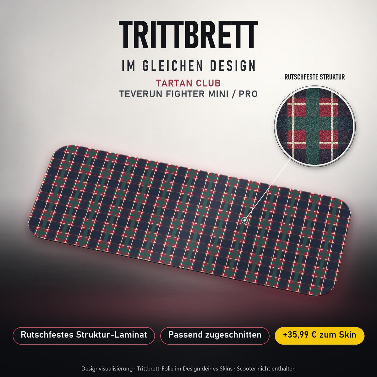 Trittbrett im gleichen Design – TARTAN CLUB
