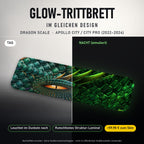 Glow-Trittbrett – DRAGON SCALE, Tag/Nacht