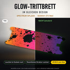 Glow-Trittbrett – SPECTRUM SPLASH, Tag/Nacht
