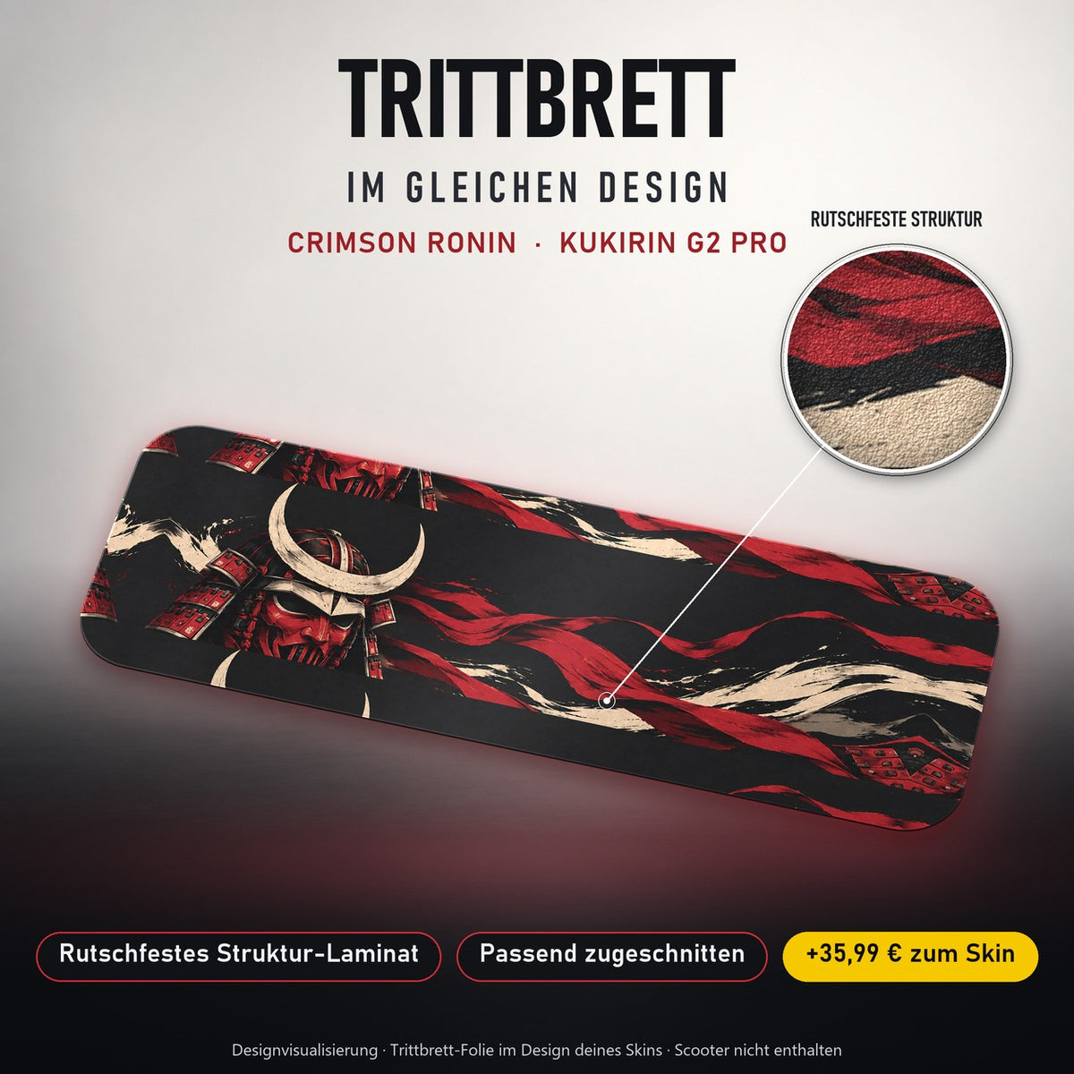 Trittbrett im gleichen Design – CRIMSON RONIN