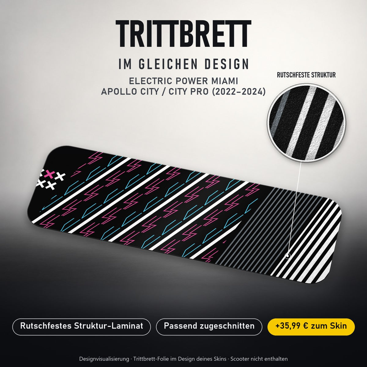Trittbrett im gleichen Design – ELECTRIC POWER MIAMI