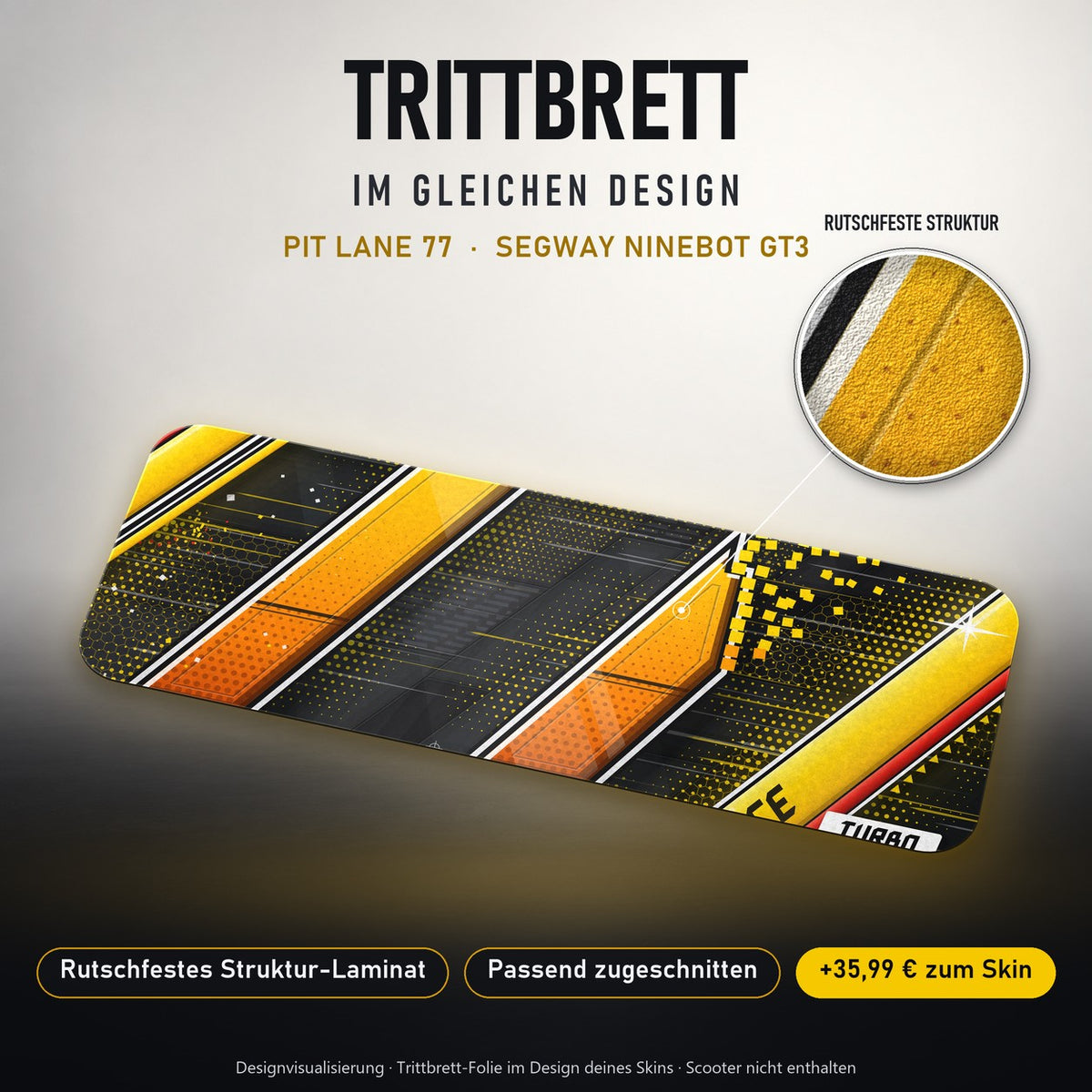 Trittbrett im gleichen Design – PIT LANE 77