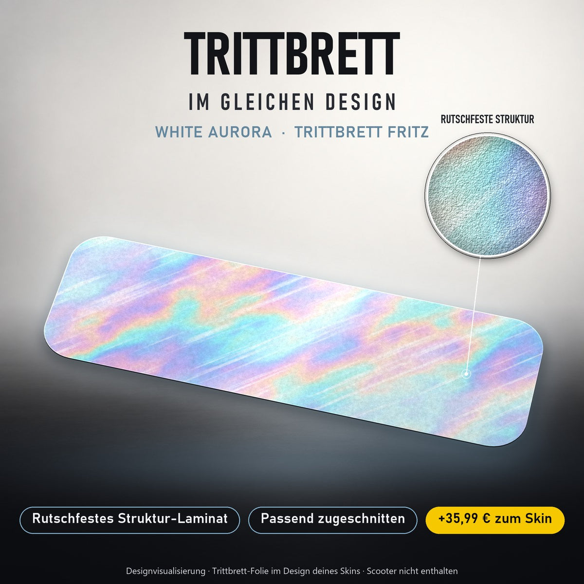 Trittbrett im gleichen Design – WHITE AURORA