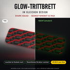 Glow-Trittbrett – SHARK SQUAD, Tag/Nacht
