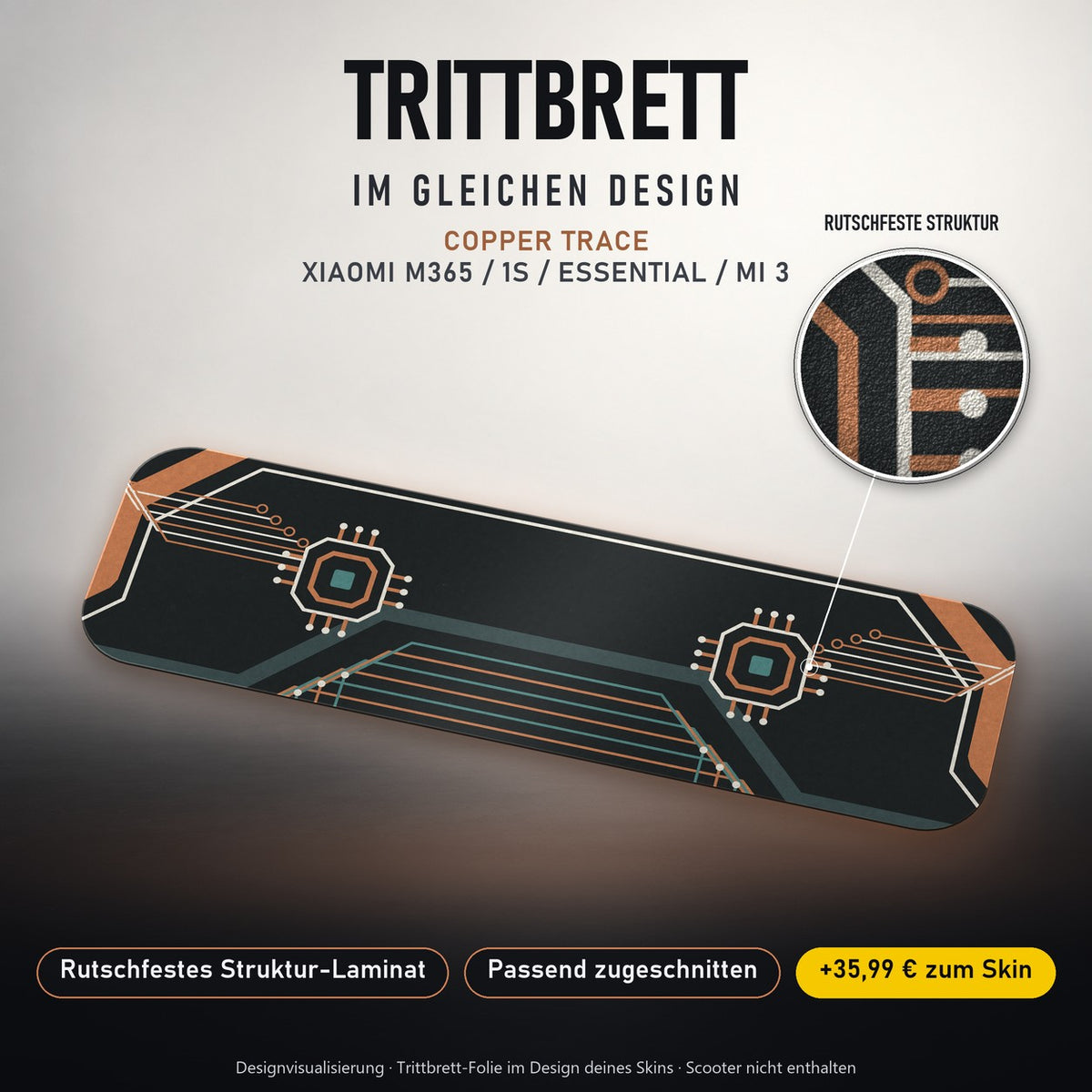Trittbrett im gleichen Design – COPPER TRACE