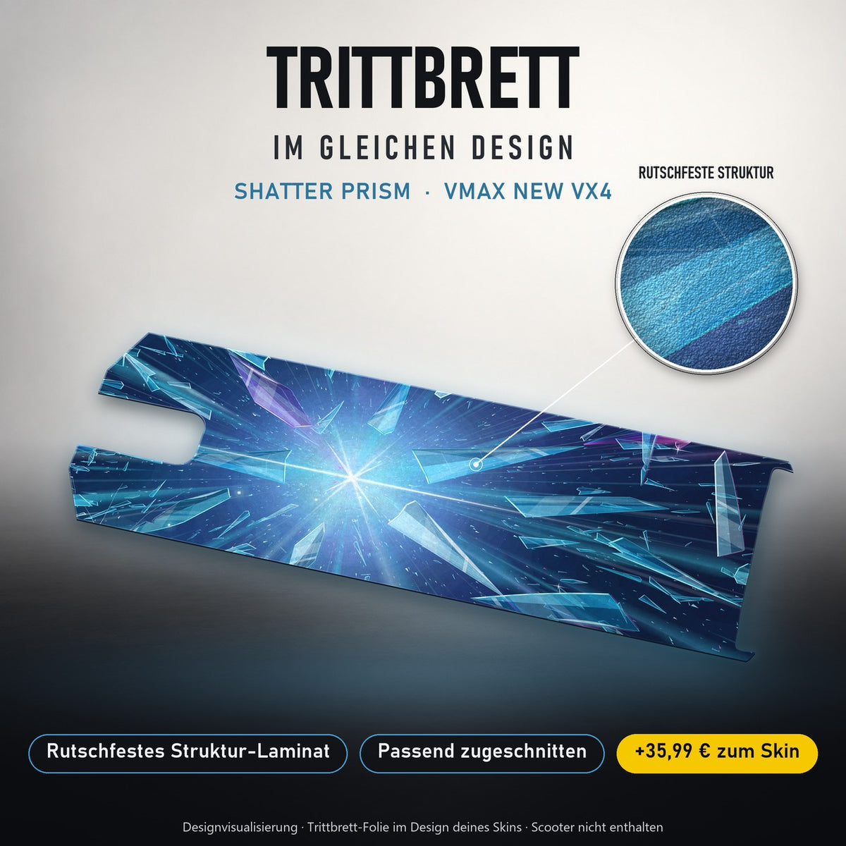 Trittbrett im gleichen Design – SHATTER PRISM