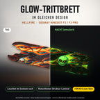 Glow-Trittbrett – HELLFIRE, Tag/Nacht