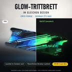 Glow-Trittbrett – CRYO FORGE, Tag/Nacht