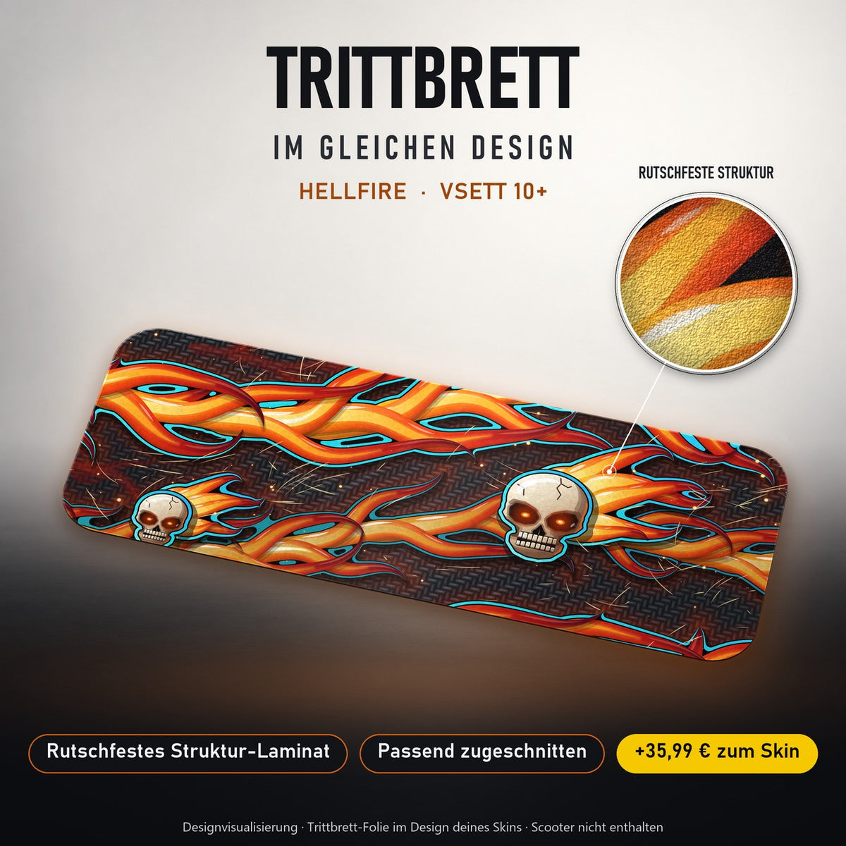 Trittbrett im gleichen Design – HELLFIRE